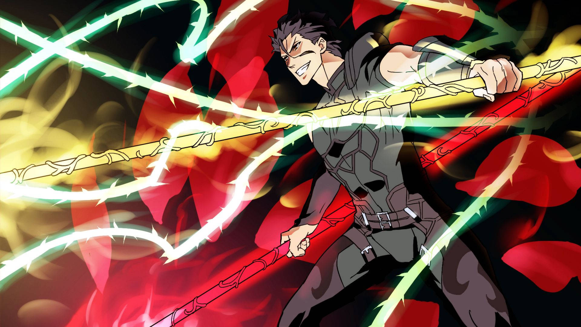 Fate Zero With Lancer Background