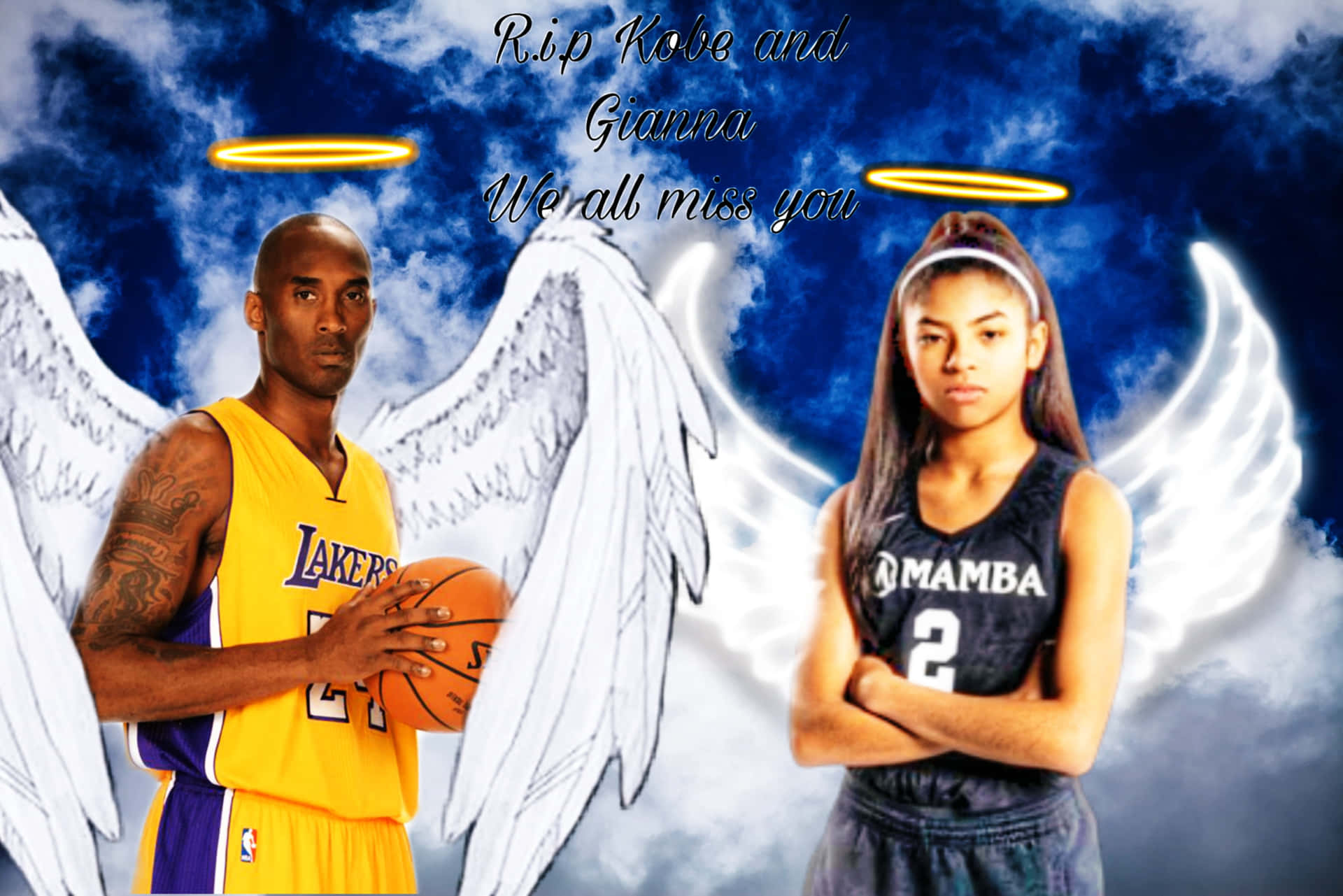 Fathers And Daughters | Kobe And Gigi Bryant Background