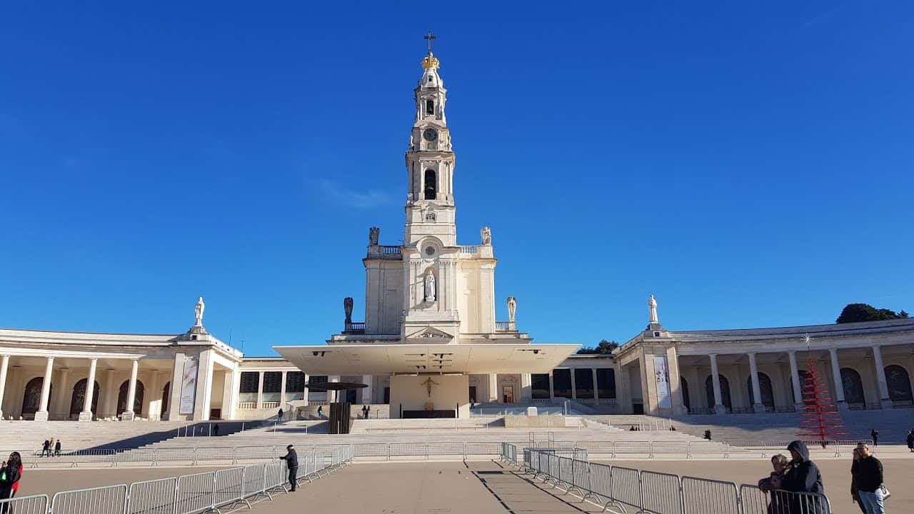 Fatima Sanctuary Front View Background