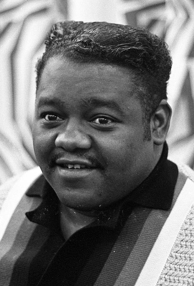 Fats Domino Closeup Shot Background