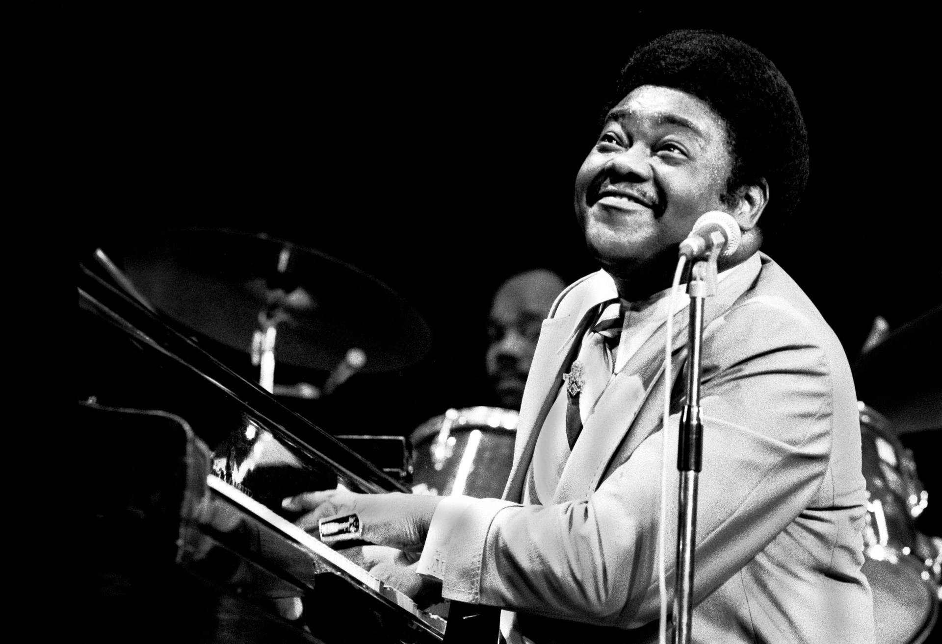 Fats Domino Vintage Photo Background