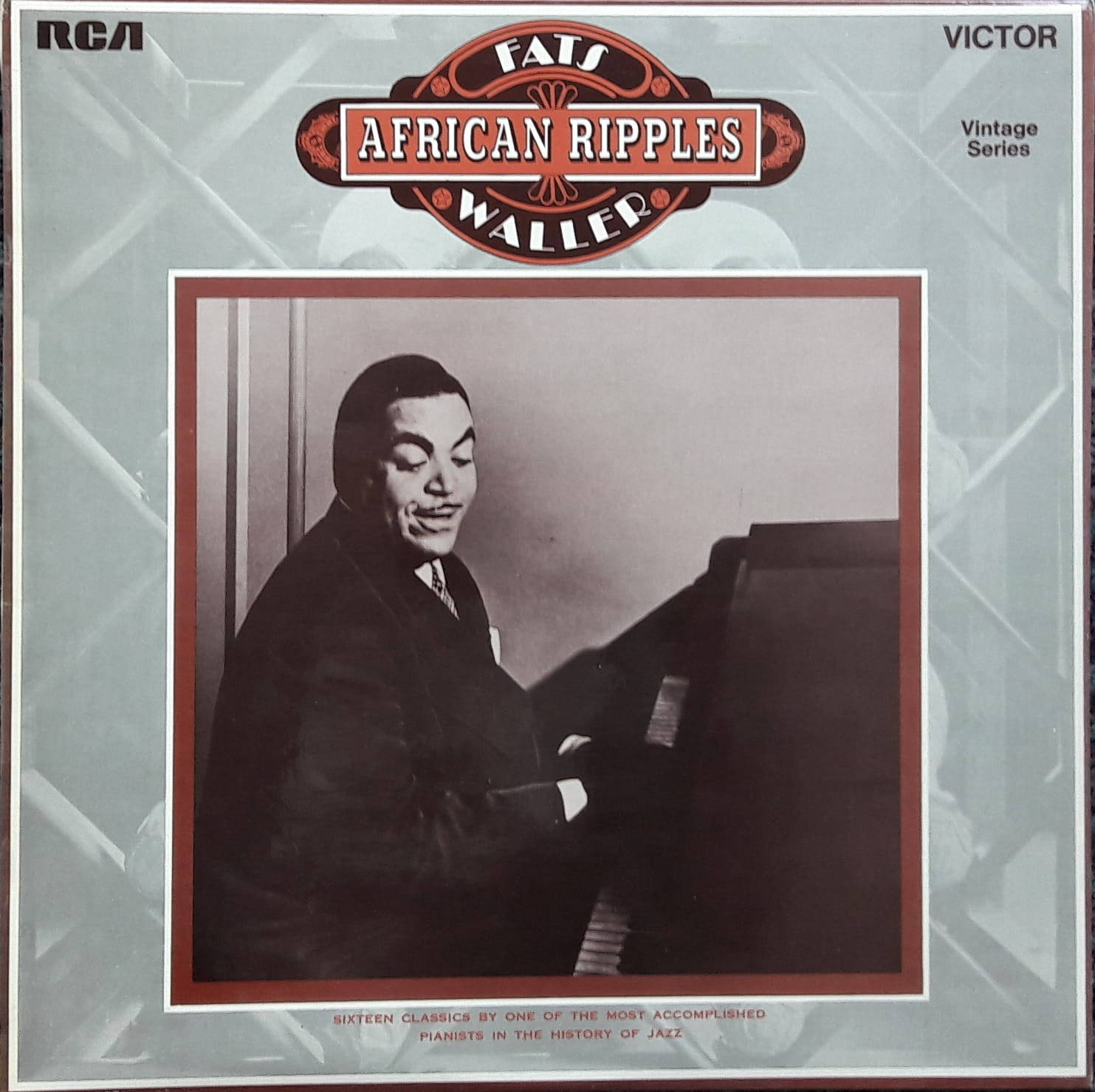 Fats Waller African Ripples 1969 Vinyl Cover Background