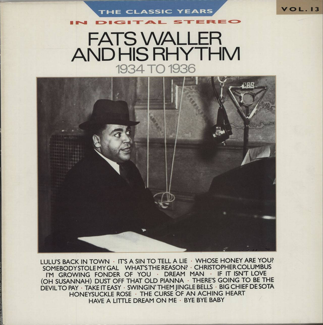 Fats Waller And His Rhythm 1934 To 1936 Background