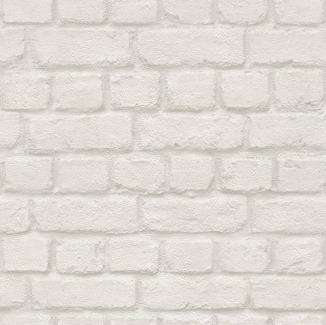 Faux Plastered White Brick English Bond Background