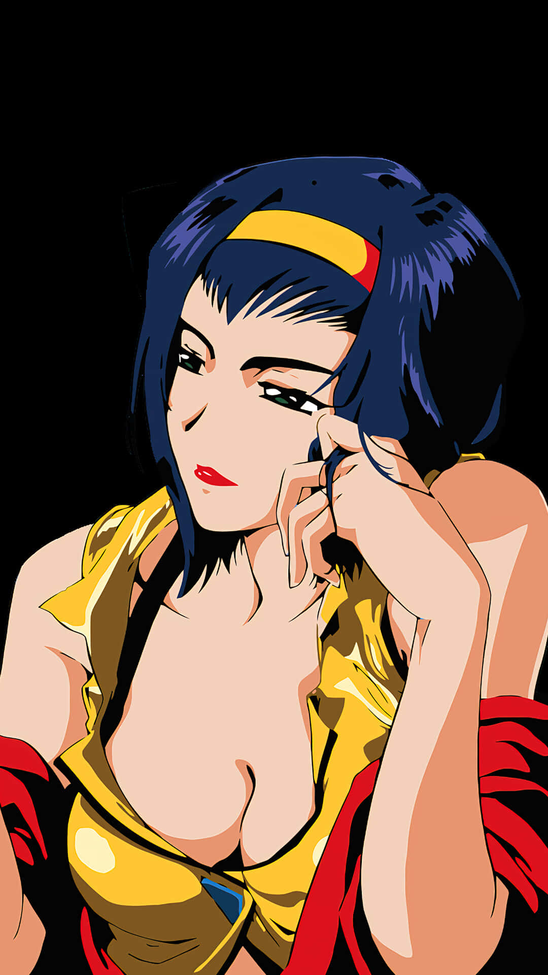 Faye_ Valentine_ Cowboy_ Bebop_ Vector Background