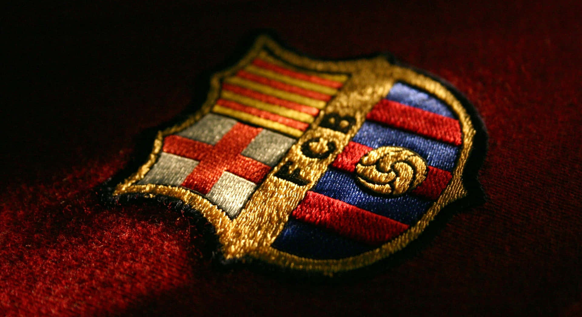 Fc Barcelona Logo Patch Desktop Background