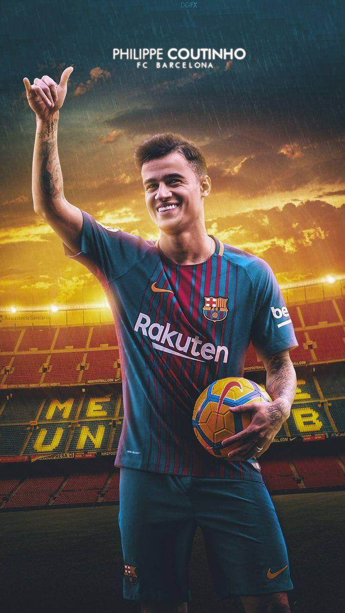 Fc Barcelona Phillippe Coutinho Background