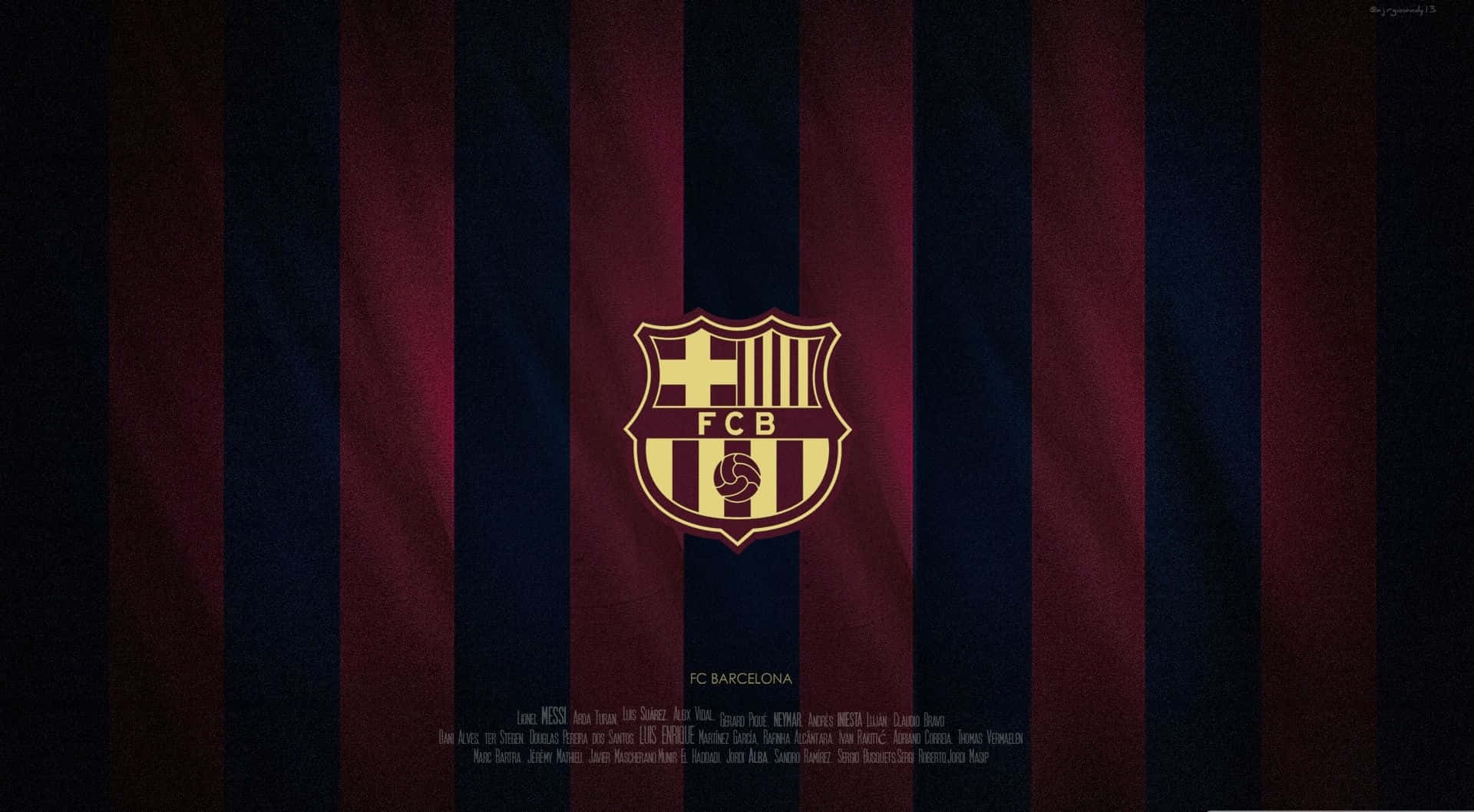 Fc Barcelona Red Black Stripe Desktop Background