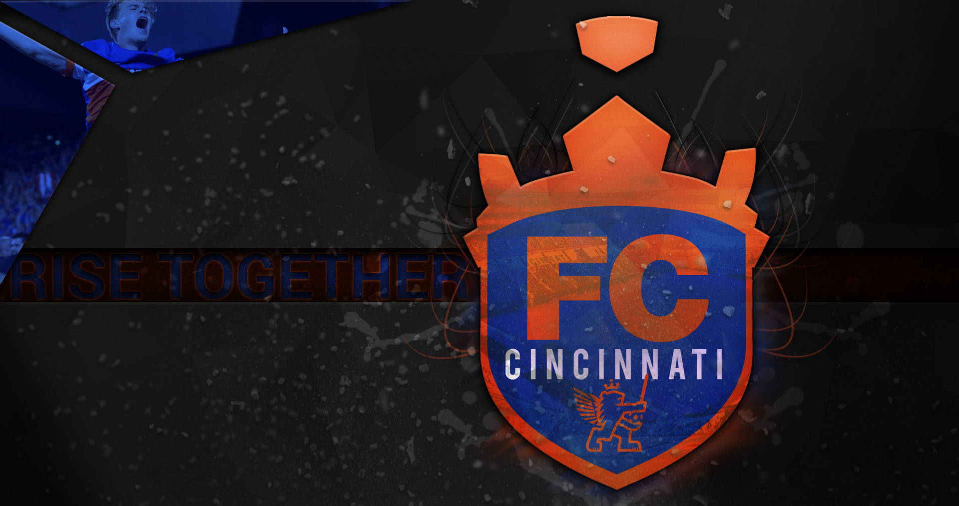 Fc Cincinnati Rise Together Background