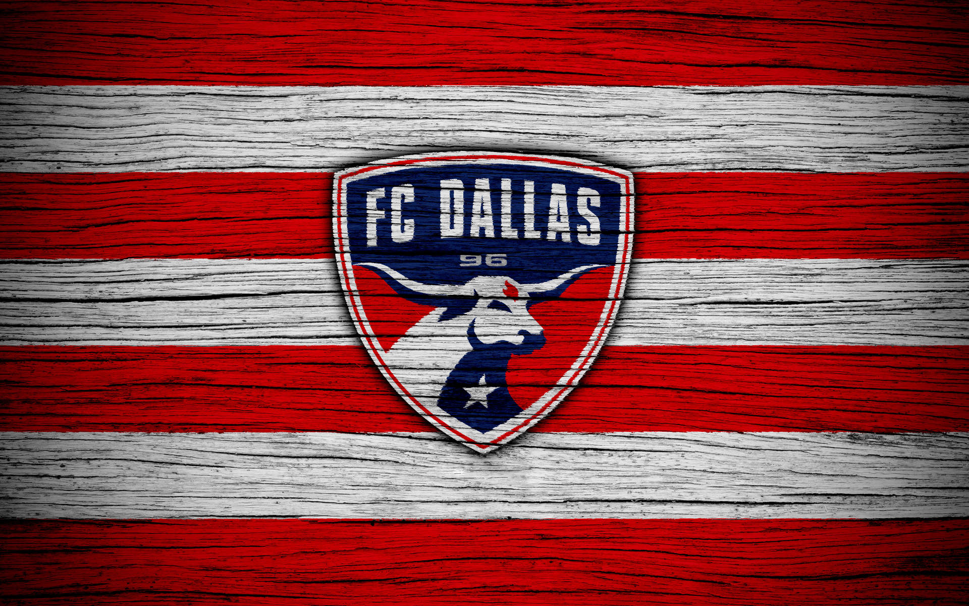 Fc Dallas Logo Stripes Background