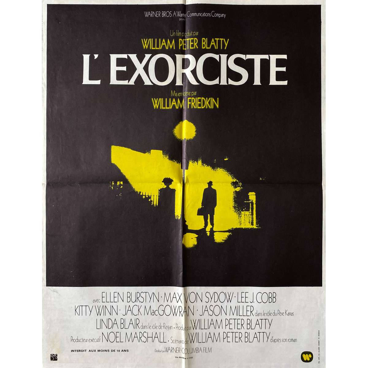 Fear-inducing Image From The Exorcist French Version Background