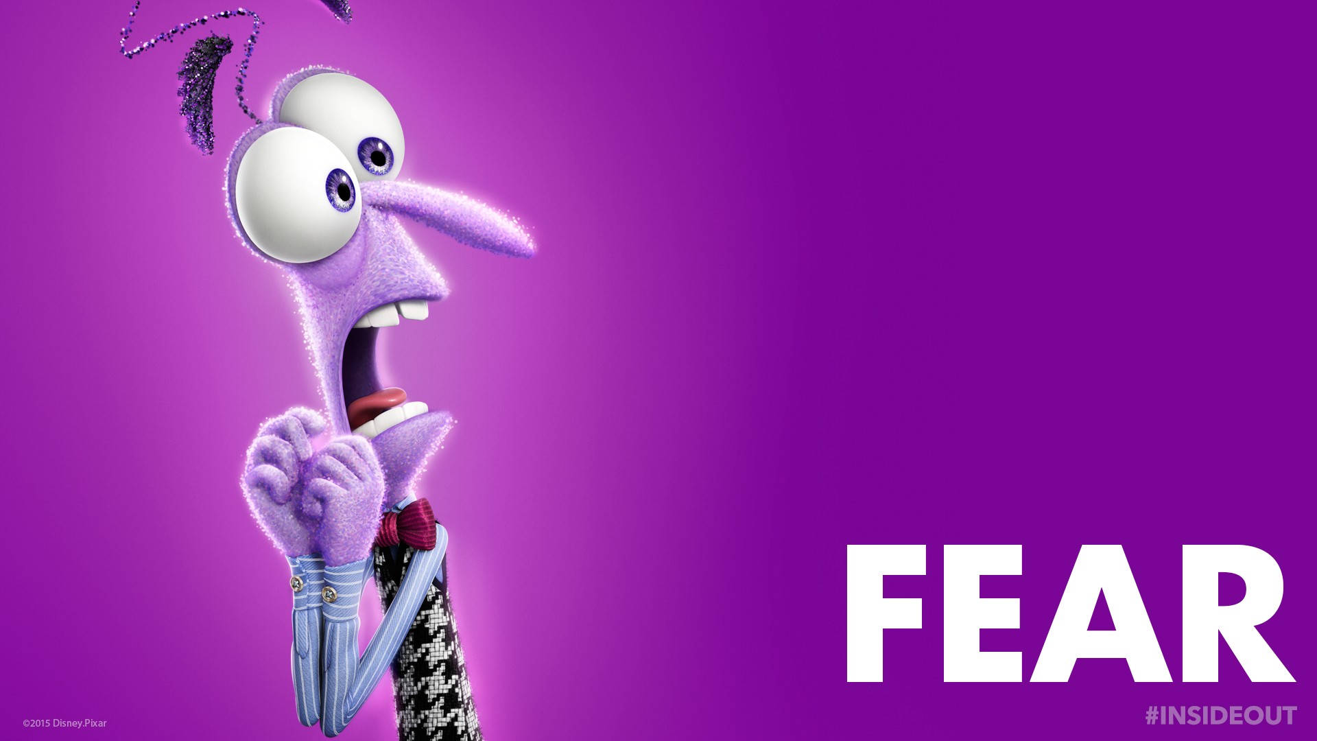 Fear Inside Out Poster Background