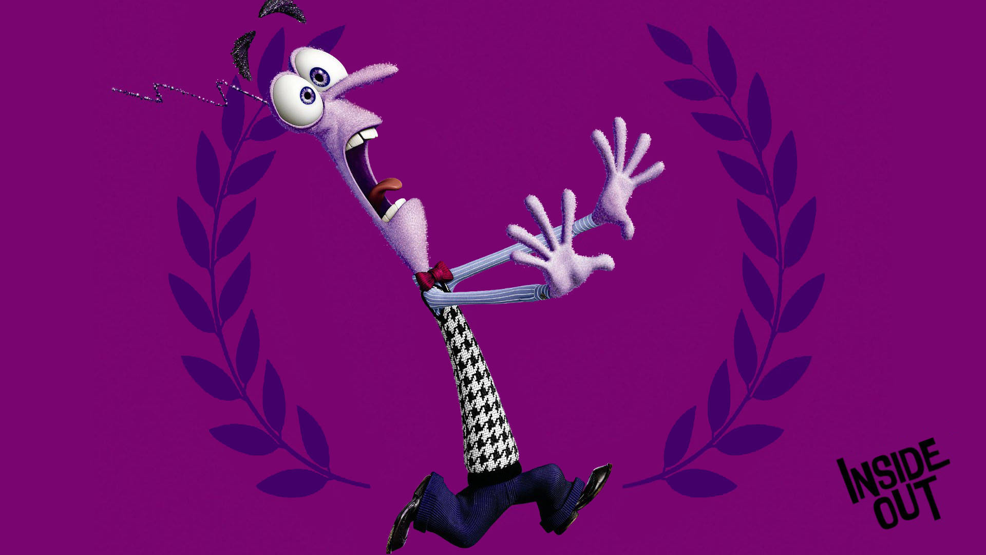 Fear Inside Out Violet Background