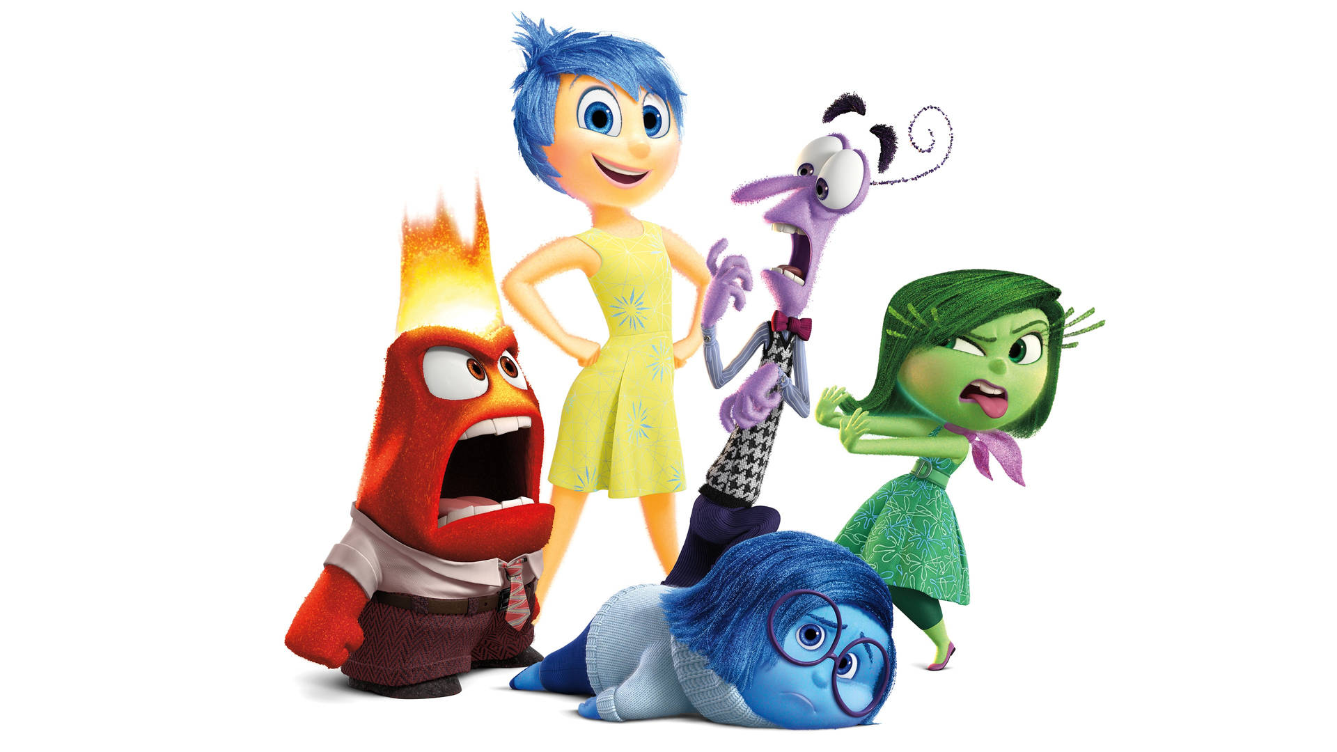 Fear Inside Out White Background Background