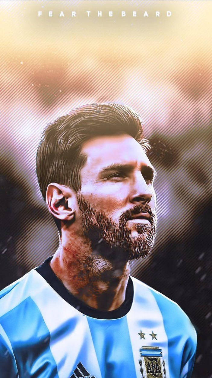 Fear The Beard Messi Argentina Background