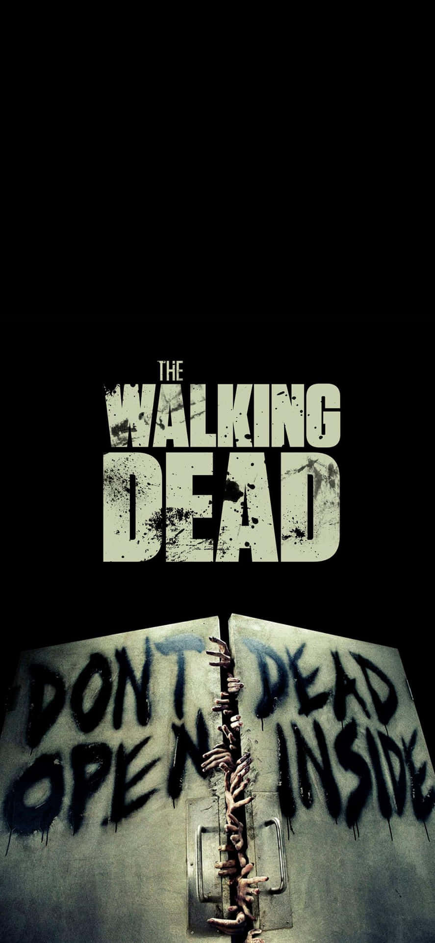 Fear The Undead With The Walking Dead On Your Iphone Background