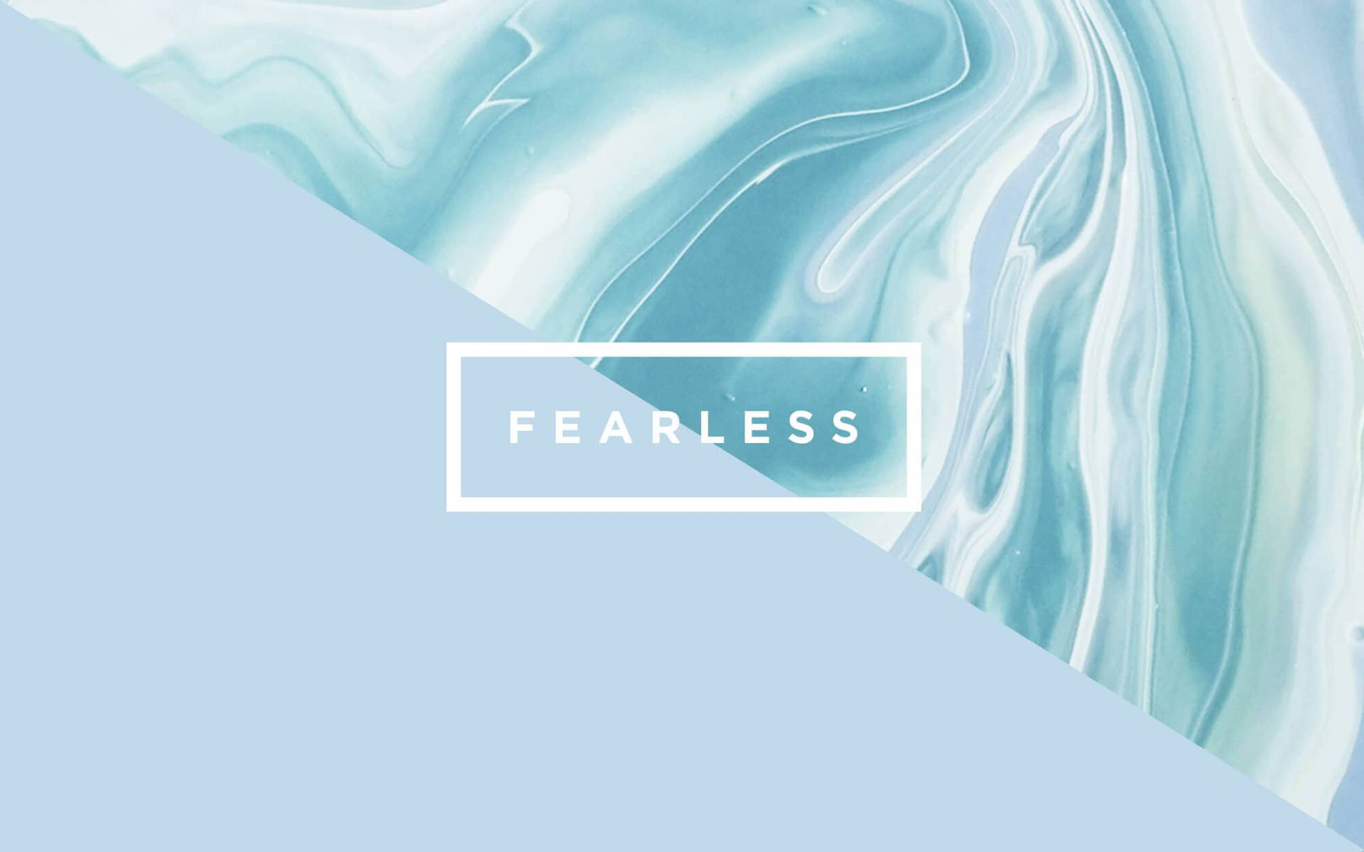 Fearless Blue Aesthetic Marble Background