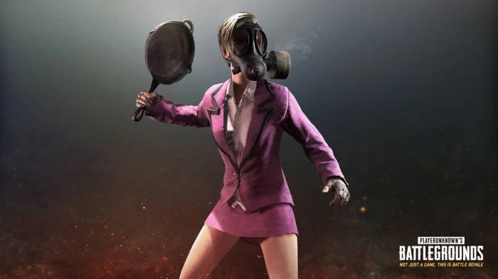 Fearless Female Warrior Of Pubg Battlegrounds