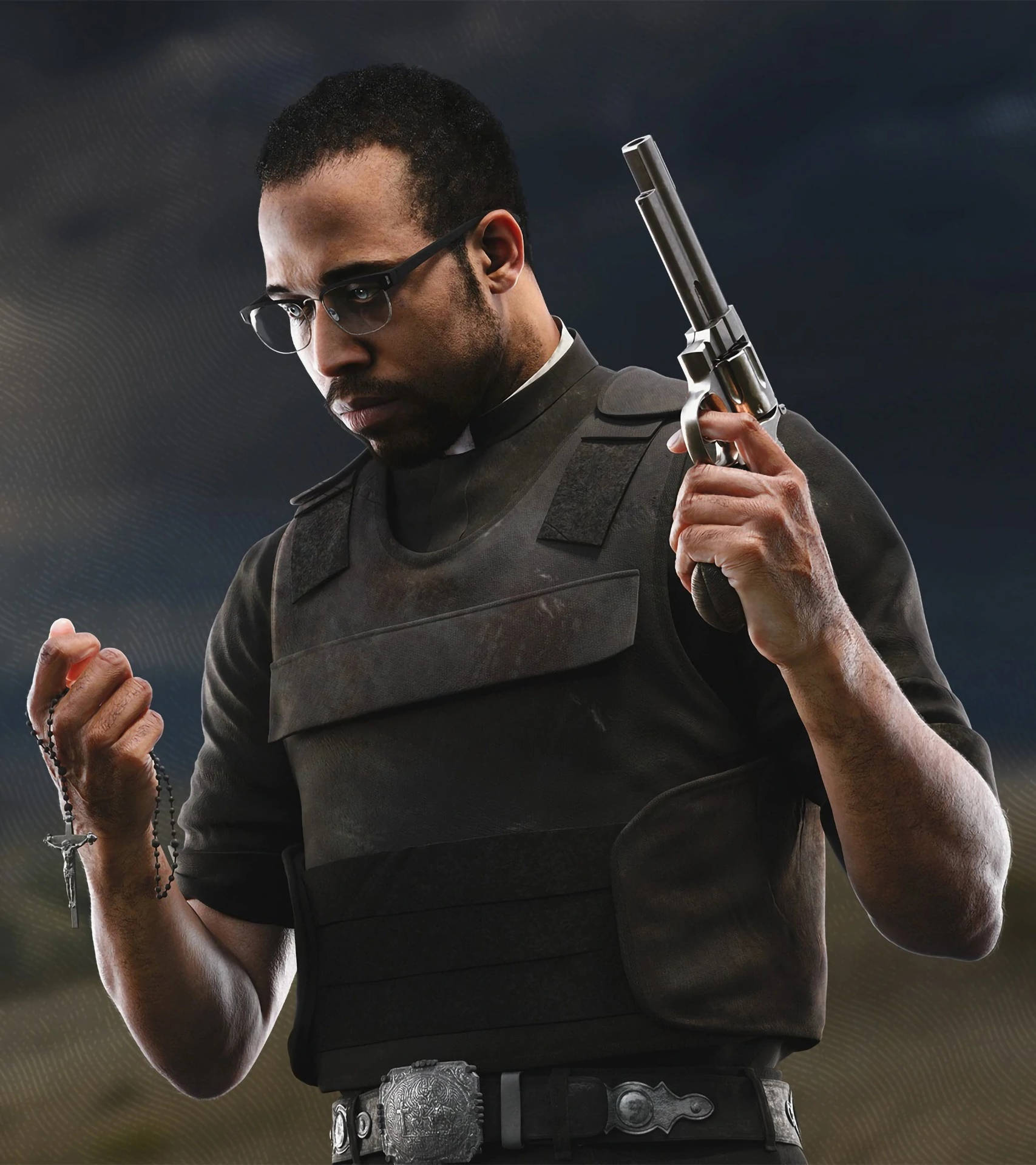 Fearless Fighter Jerome Jeffries In Far Cry New Dawn Background