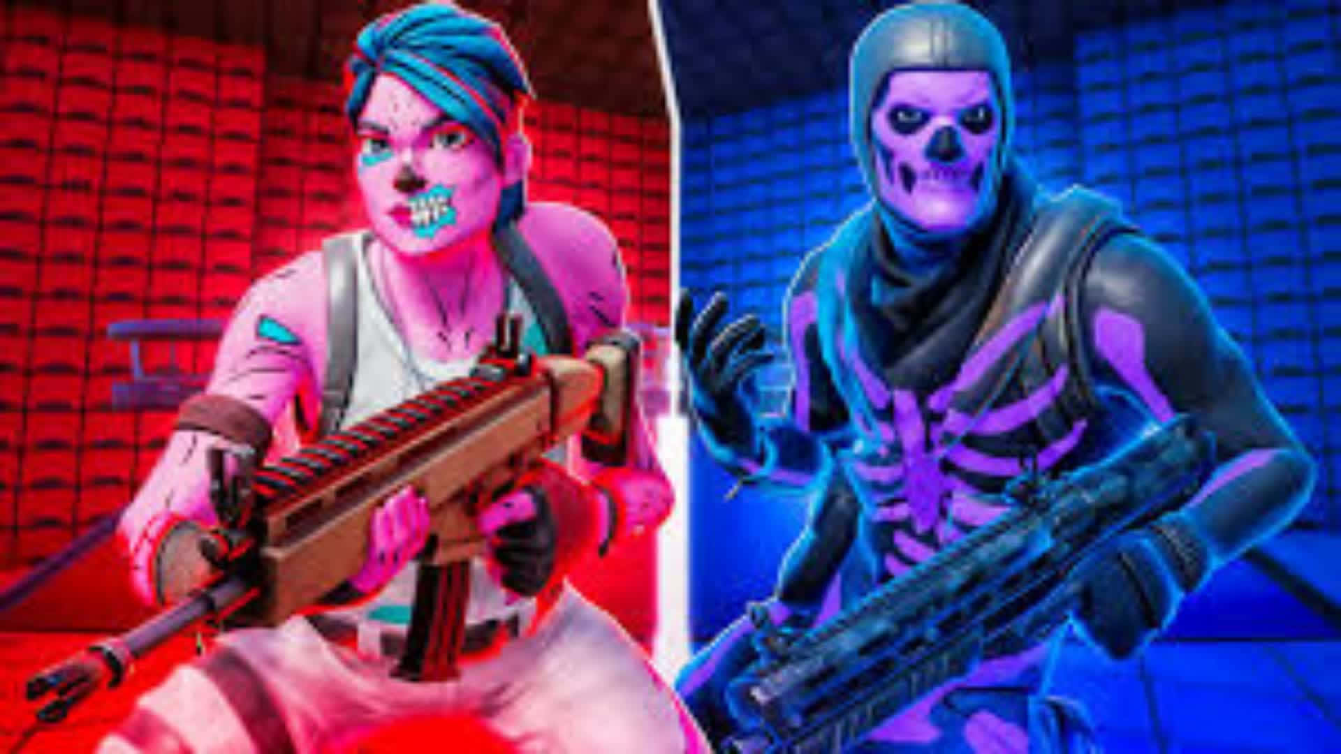 Fearless In The Face Of Evil - The Purple Skull Trooper Background