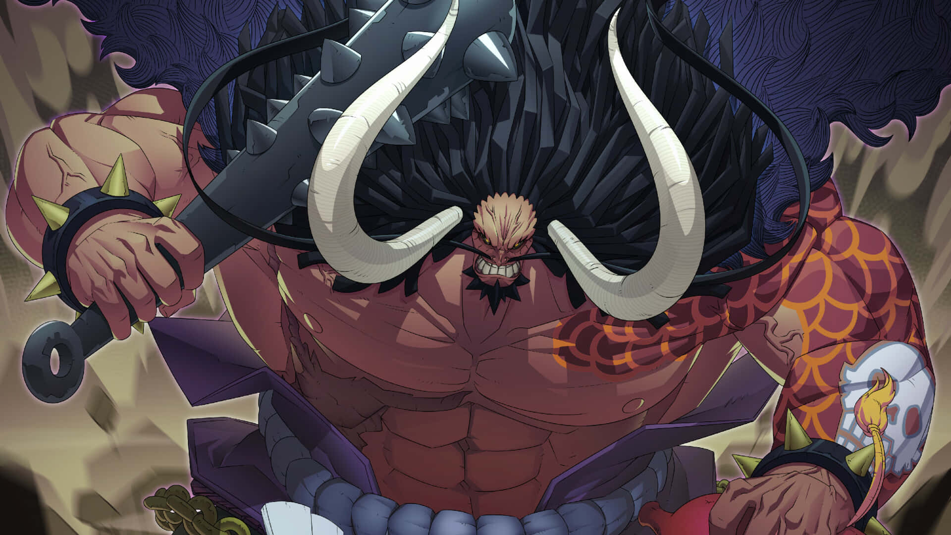 Fearless Kaido Unleashed - One Piece Anime Series
