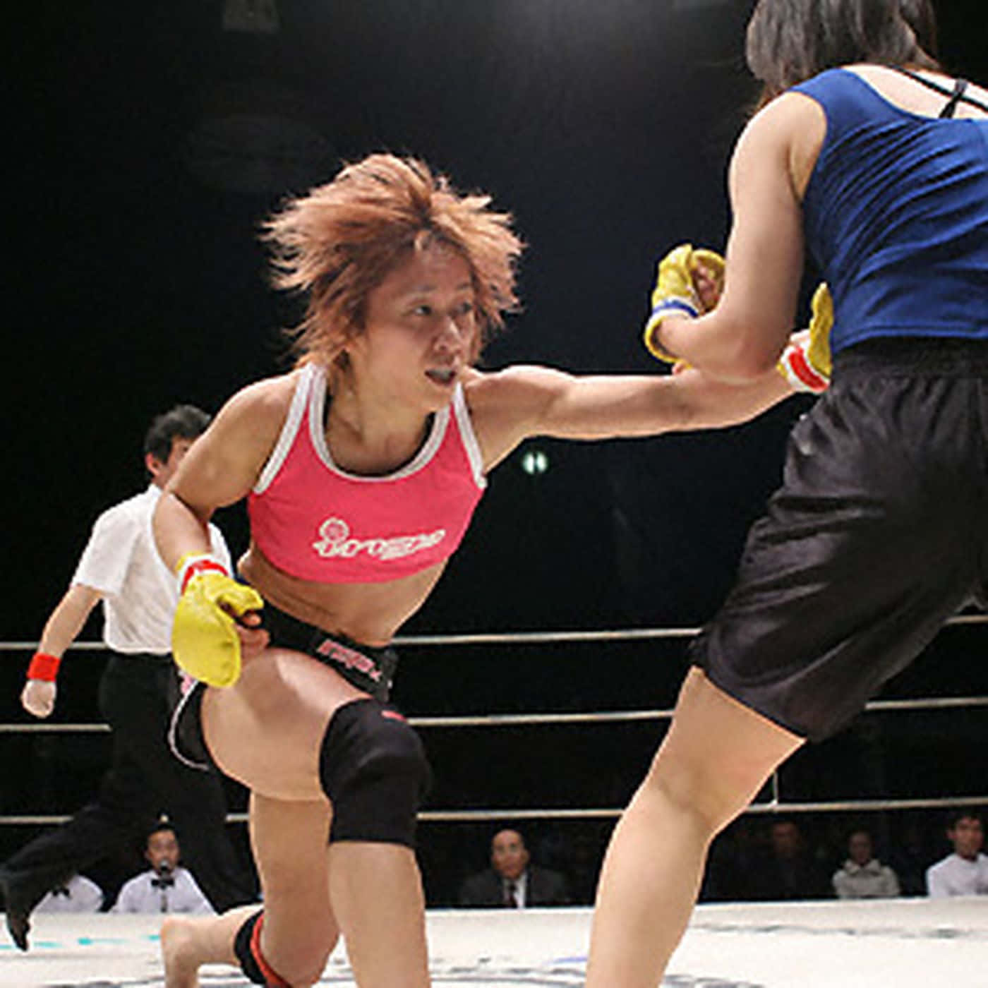 Fearless Megumi Fujii Against Lisa Ward Background