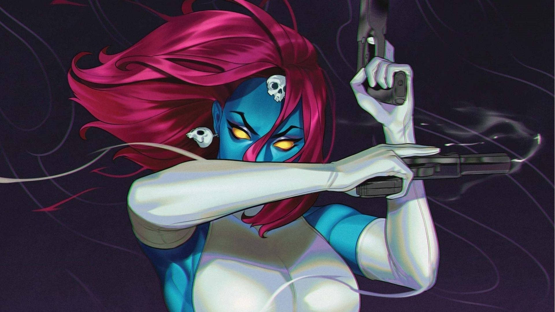 Fearless Mystique With Guns