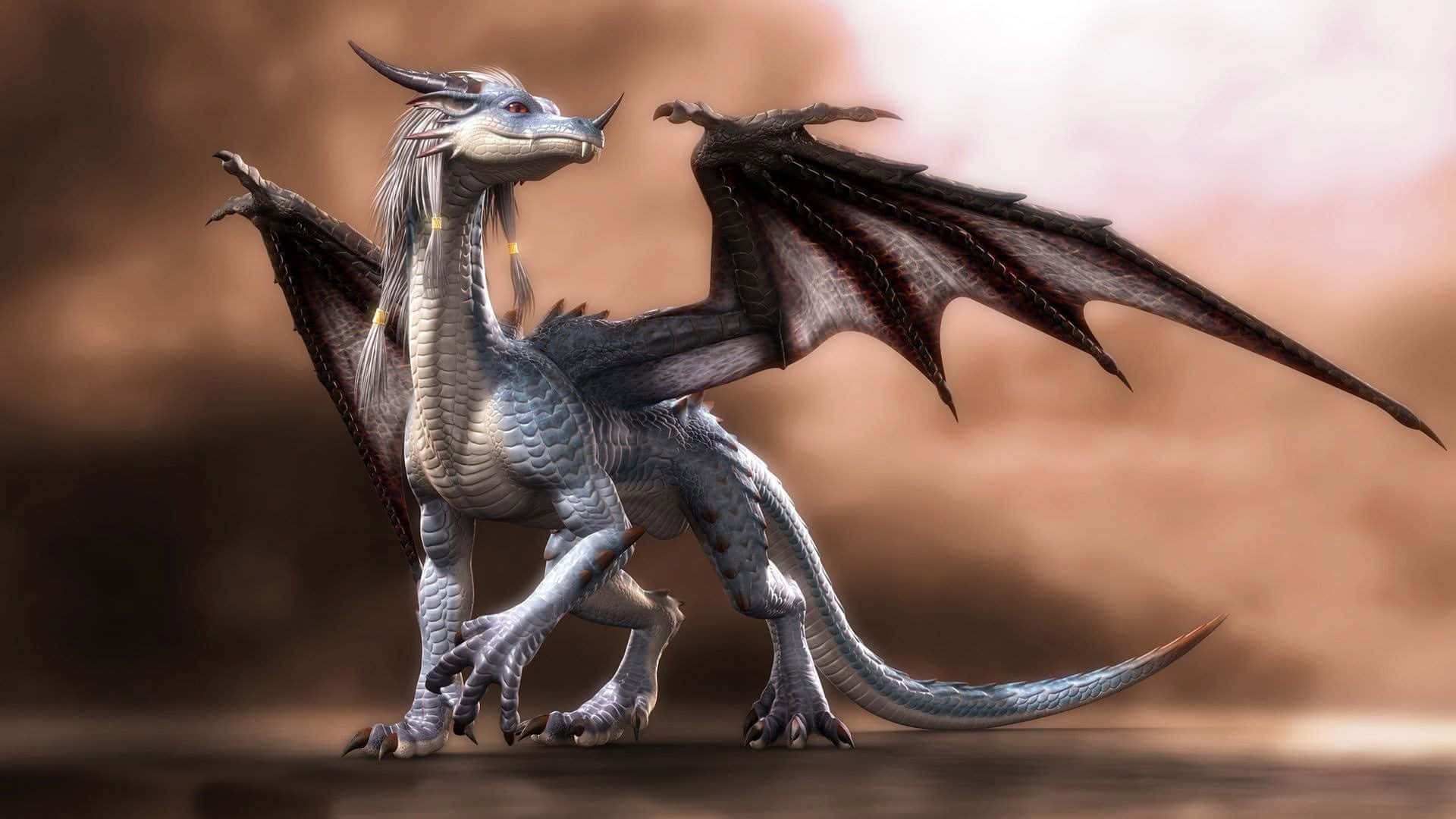 Fearlessly Commanding The Skies - Majestic Dragon