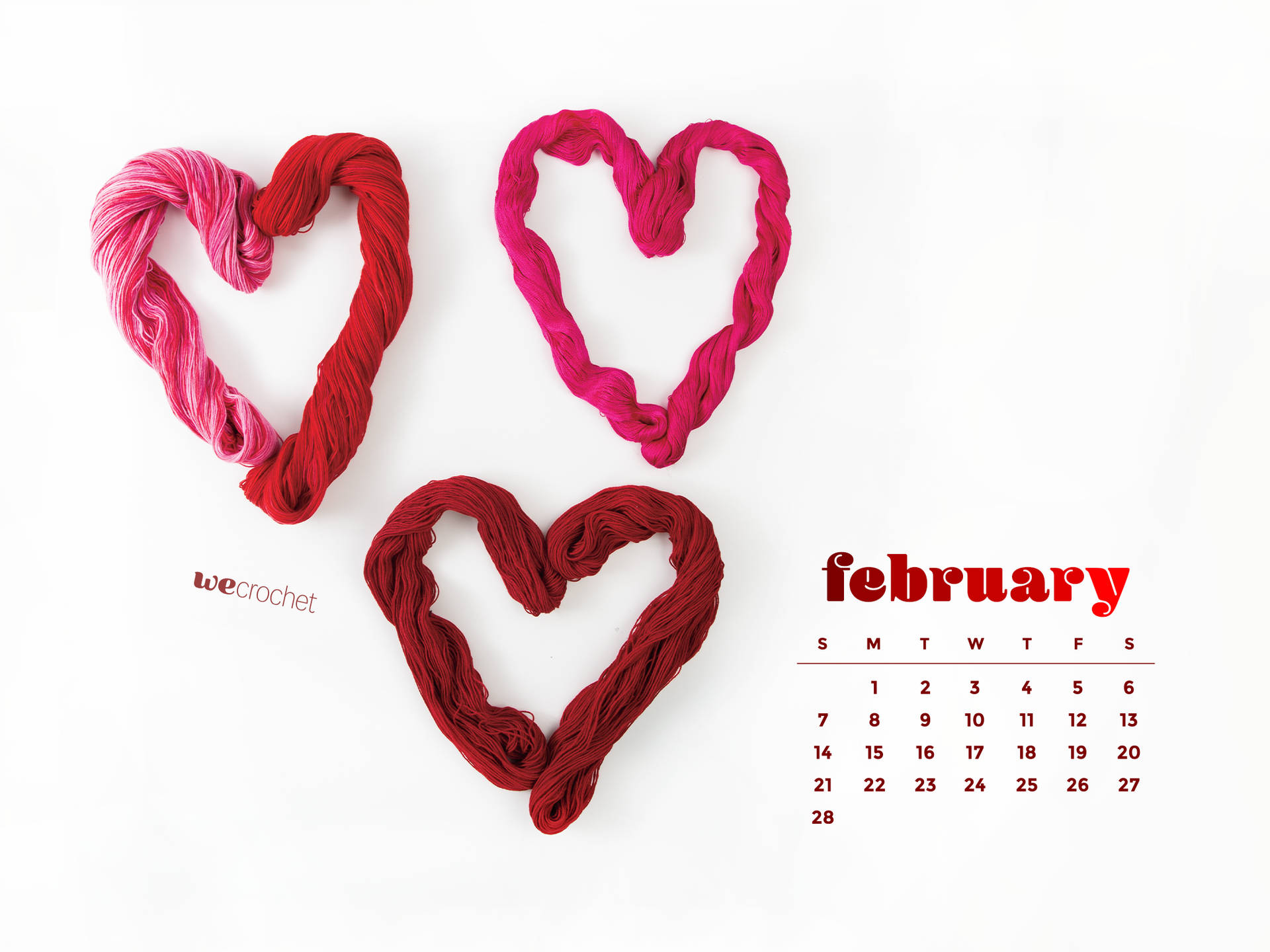 February Calendar Wallpapers Background