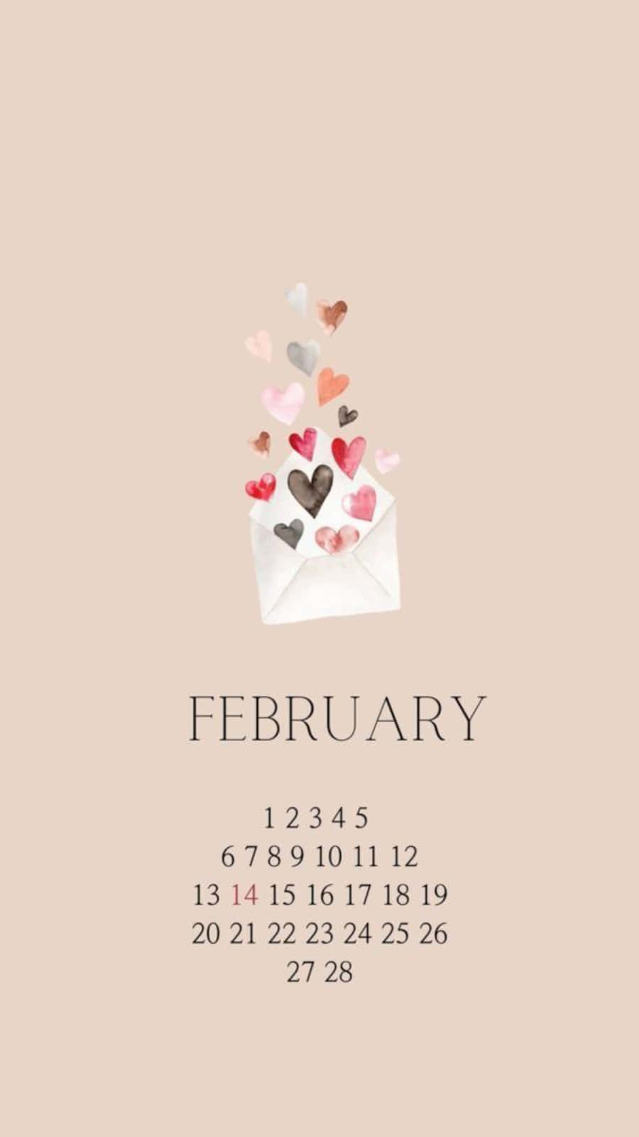 February Iphone Wallpaper - Showcasing The Beauty Of Winter Background