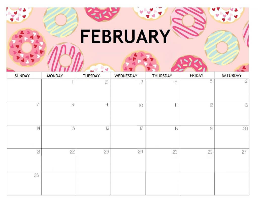 February Sweets Calendar