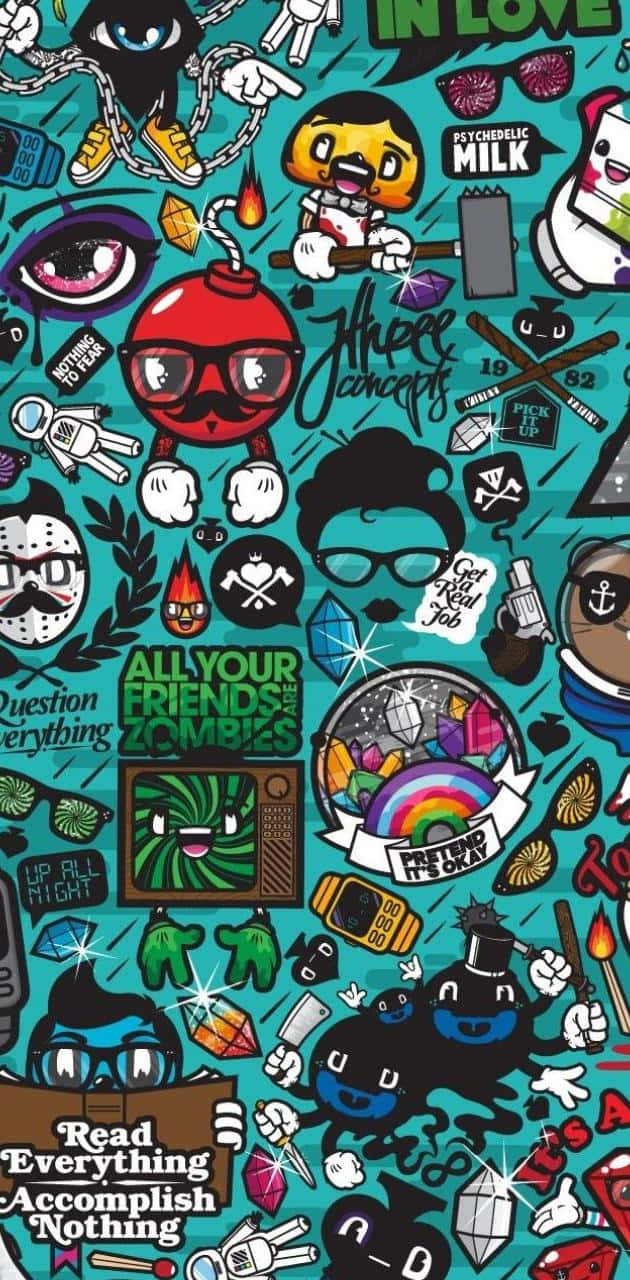 Feckless Collage Background