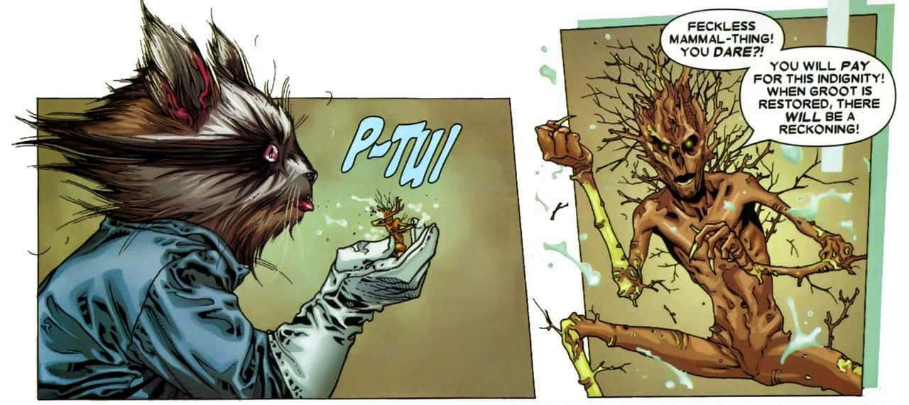 Feckless Rocket Raccoon Background