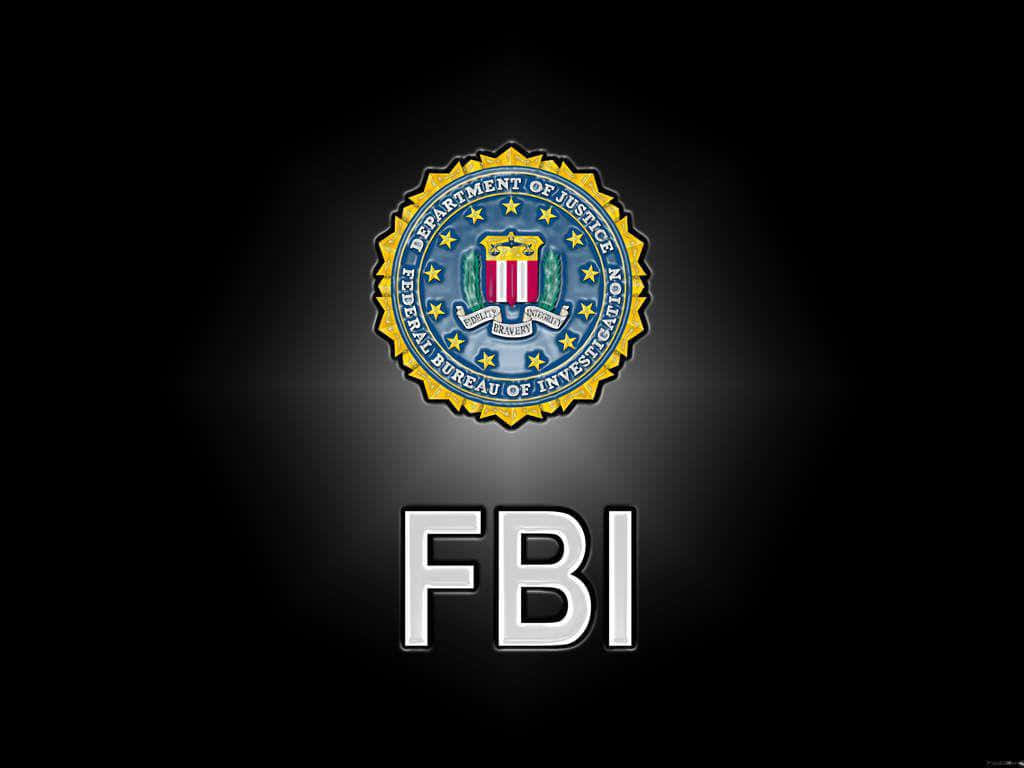Federal Bureau Seal In Black Background