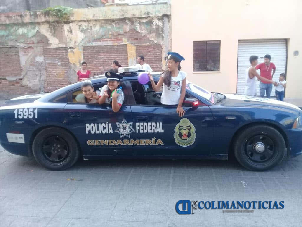 Federal Police Car Background