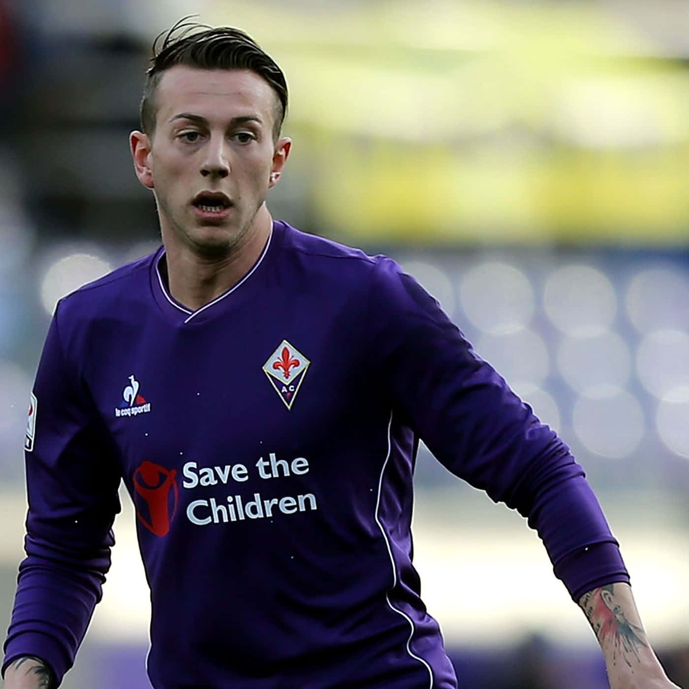 Federico Bernardeschi Acf Fiorentina Jersey Background