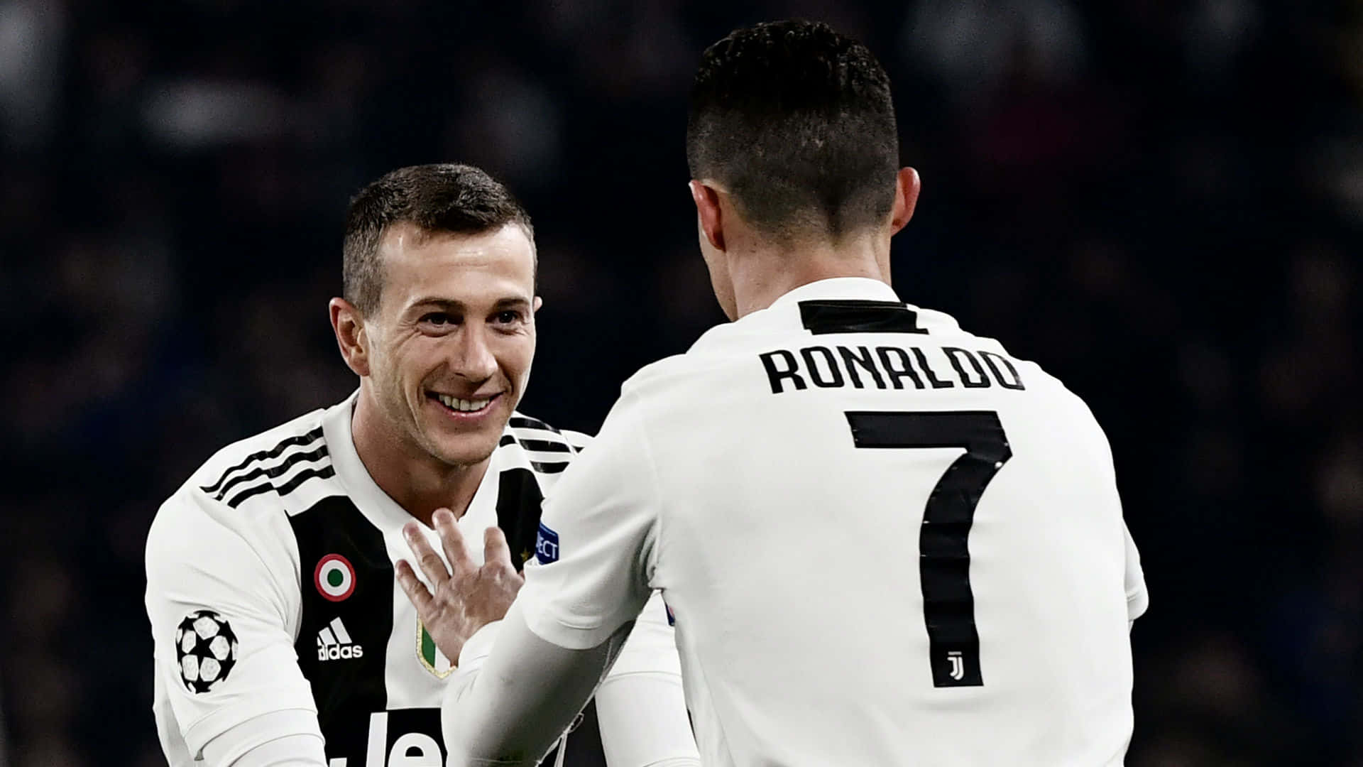 Federico Bernardeschi And Teammate Cristiano Ronaldo Background