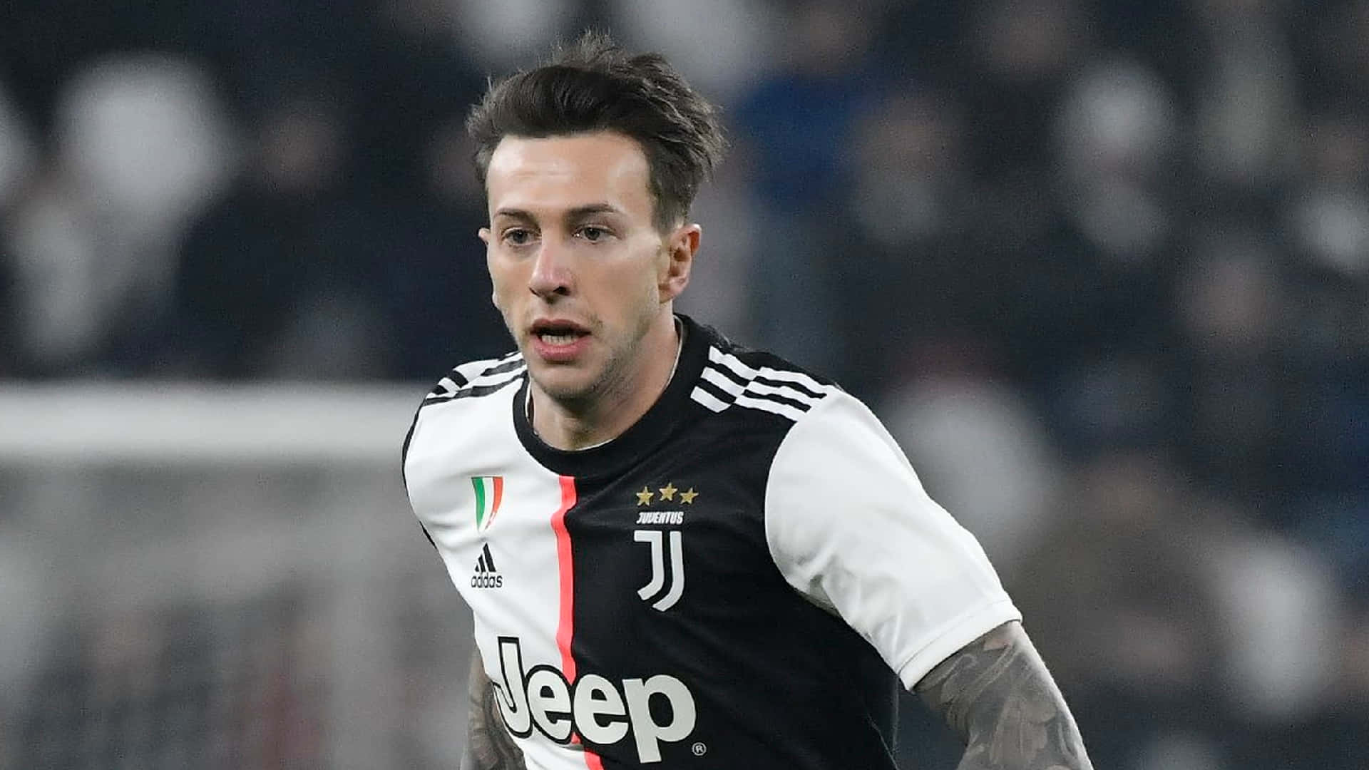 Federico Bernardeschi Black And White Jersey Background