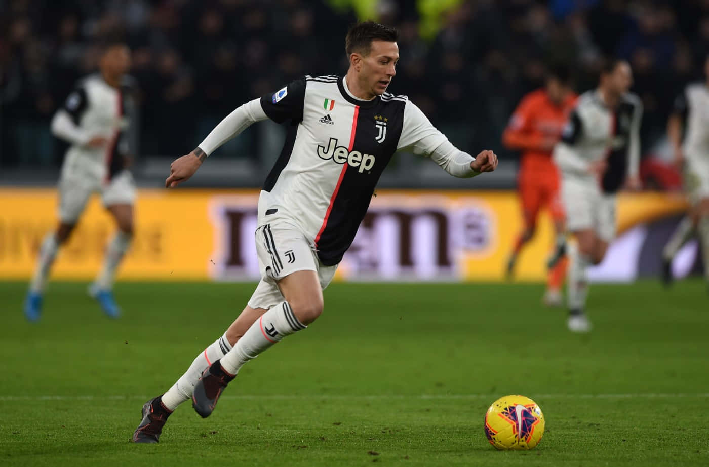 Federico Bernardeschi In The Football Field Background