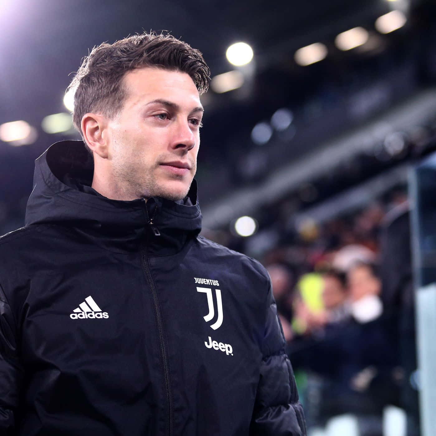 Federico Bernardeschi Wearing Black Juventus Jersey Background