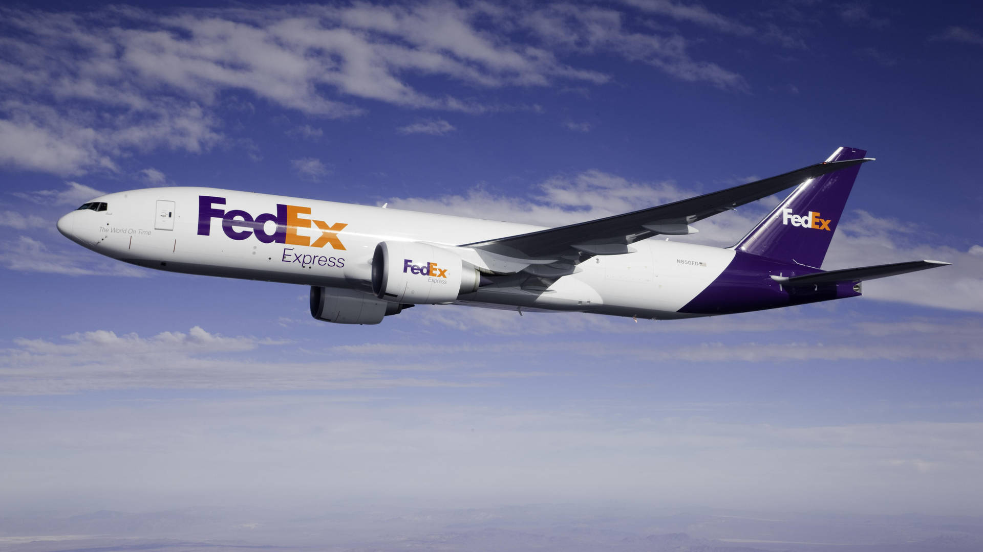 Fedex Air Courier Service Background
