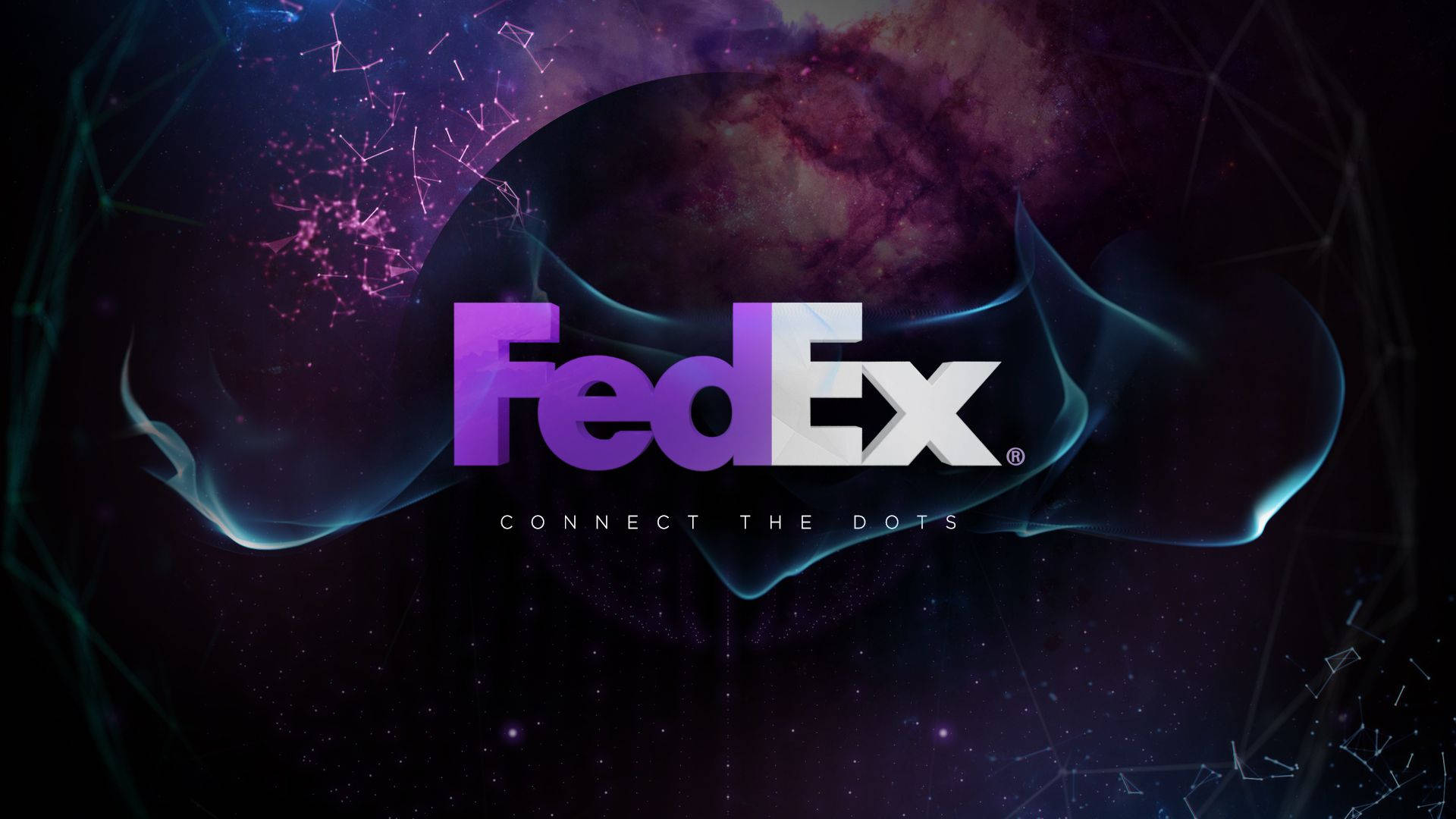 Fedex Connect The Dots Art Background