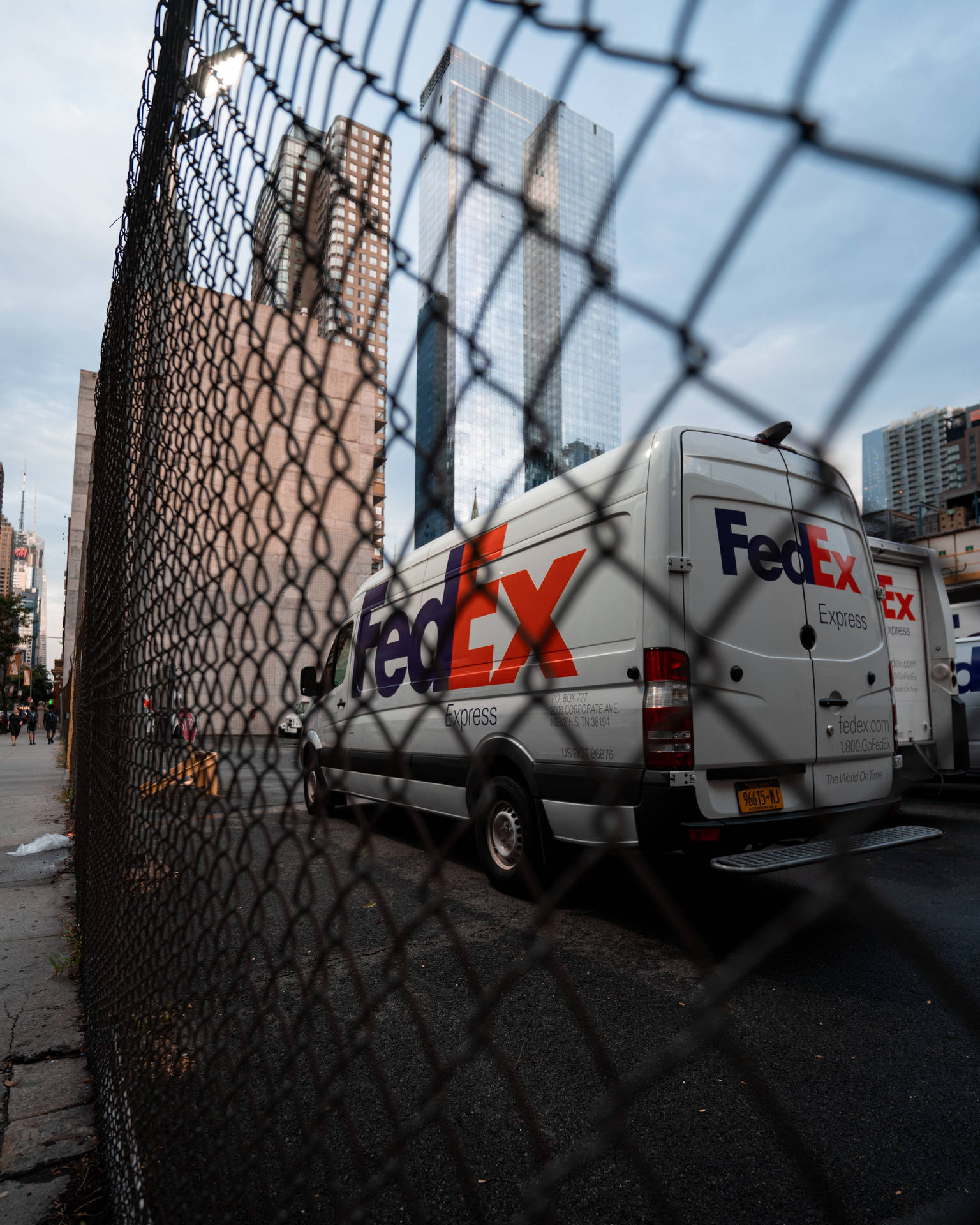 Fedex Delivery Photography Background