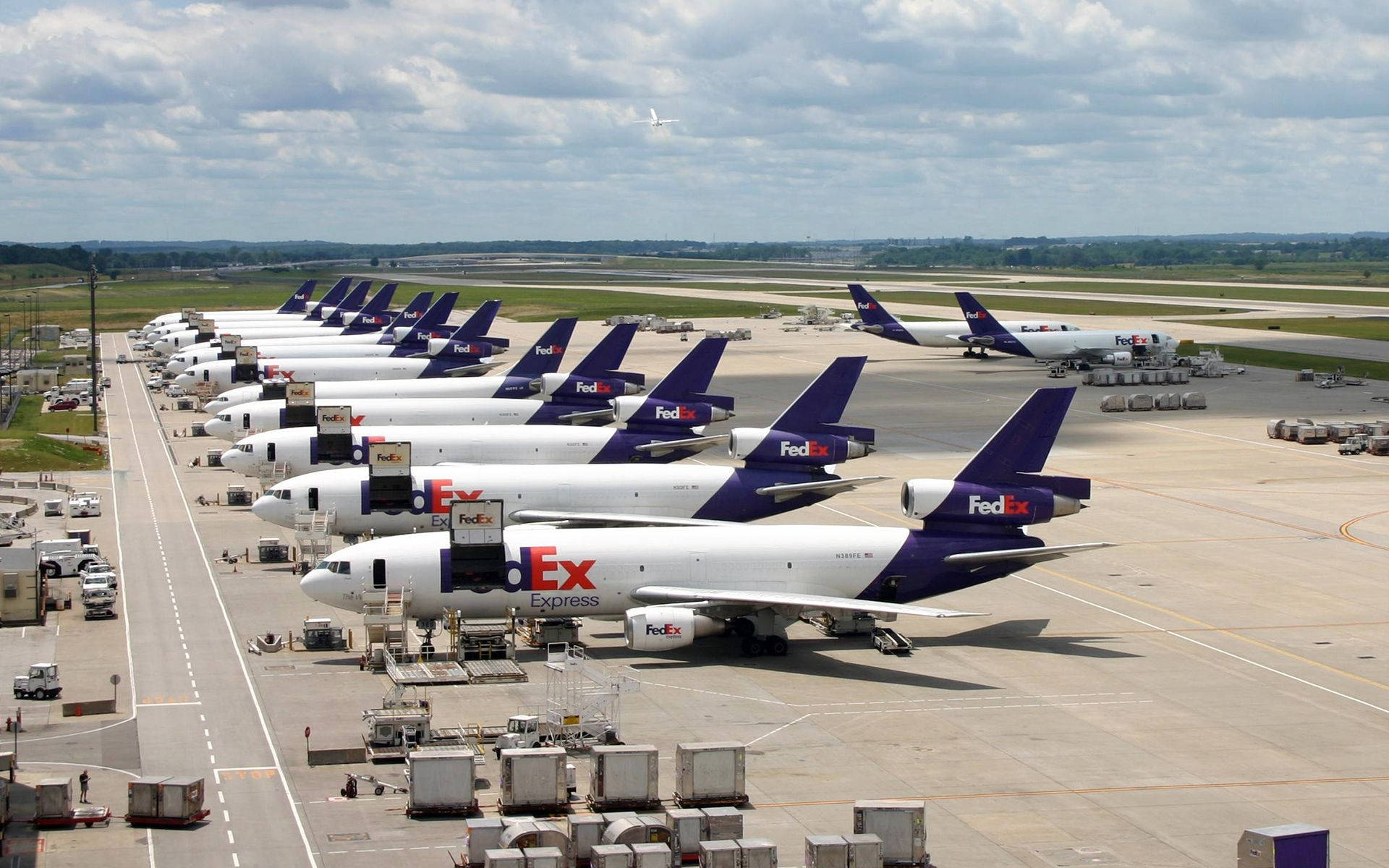 Fedex Express Fleet Background