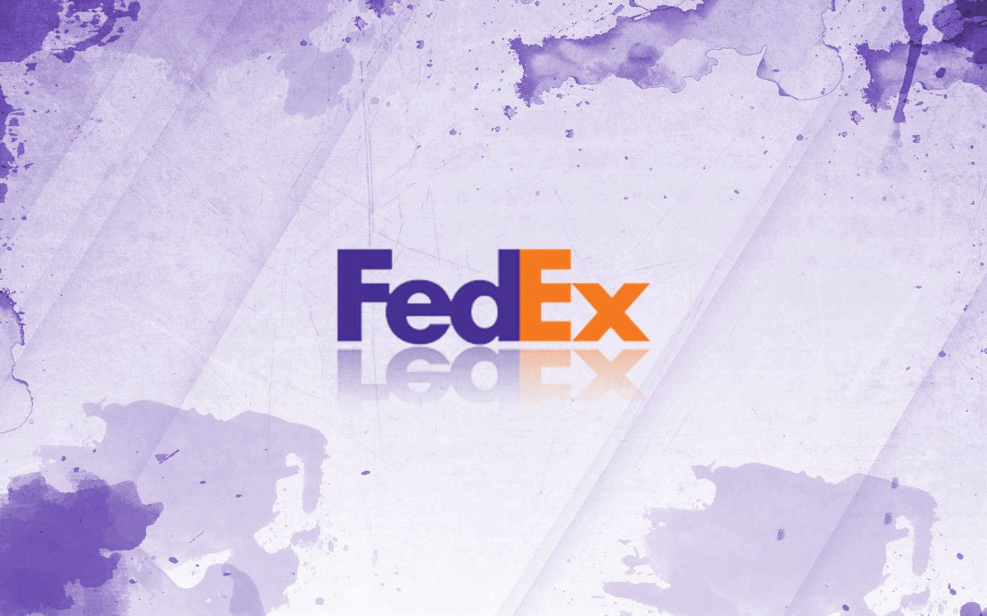 Fedex Purple Smudge Artwork Background