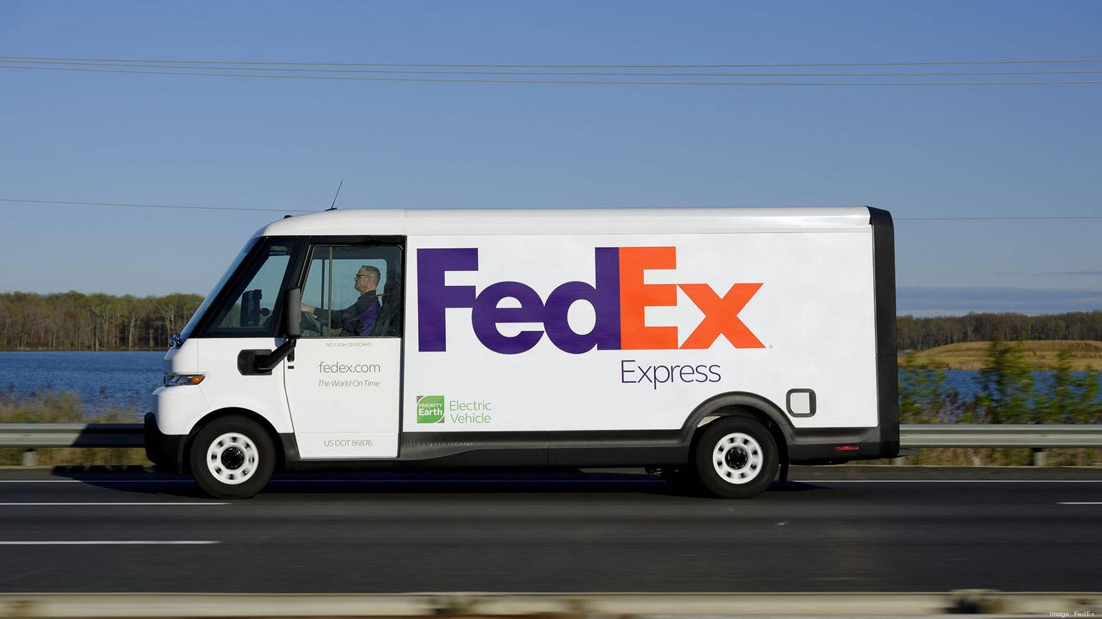 Fedex Tracking Delivery Vehicle Background