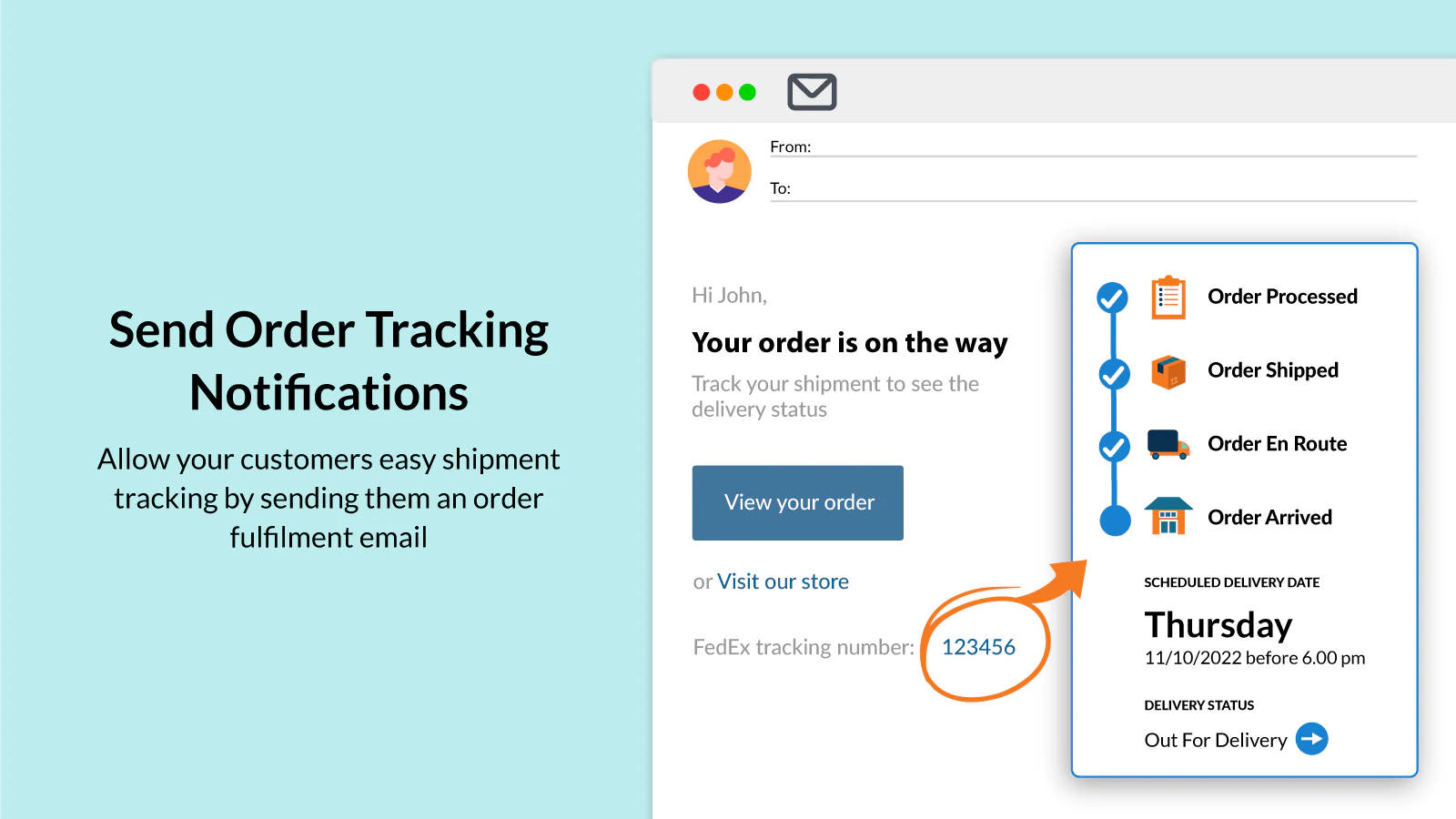 Fedex Tracking Notifications Background