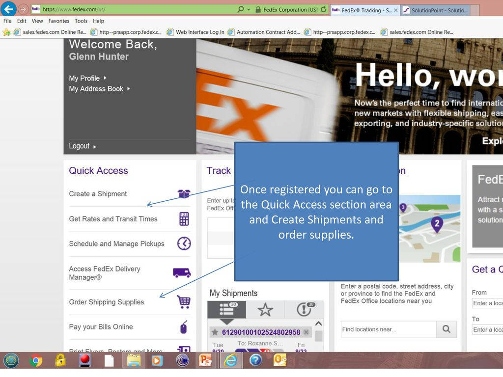 Fedex Tracking Official Website Homepage Background