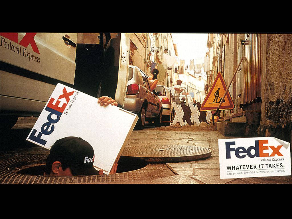 Fedex Whatever It Takes Ad Background