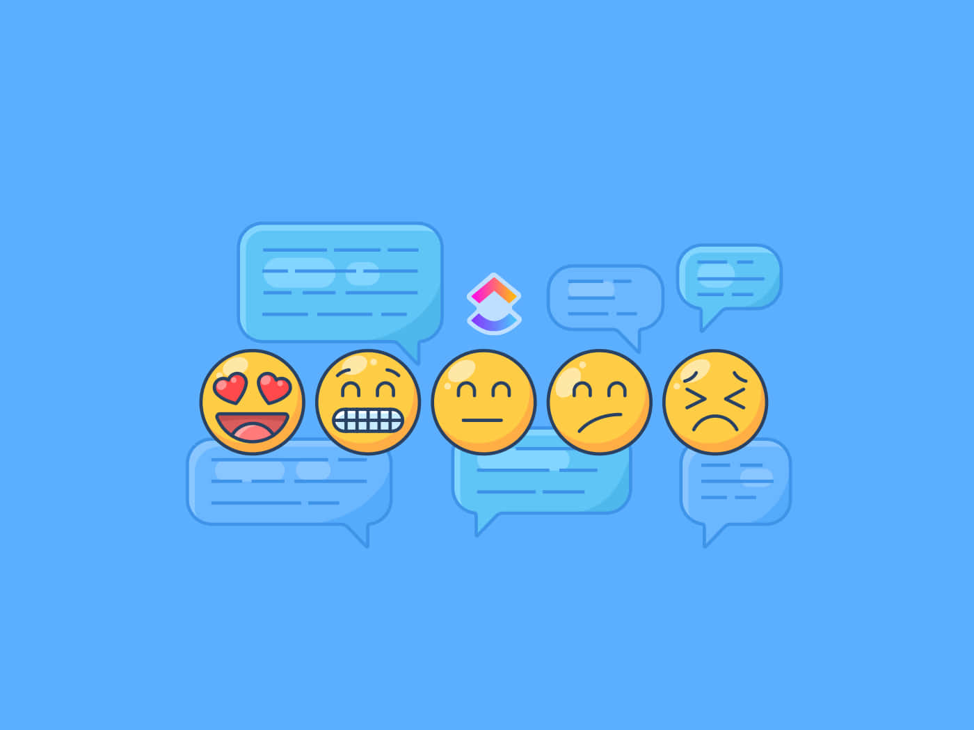 Feedback Emojis Graphic